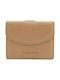 Tuscany Leather Calliope Small Leather Women's Wallet Beige