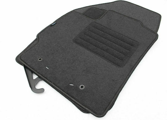 Petex Set of Front and Rear Mats 4pcs for Toyota Prius 2009-2012 Black