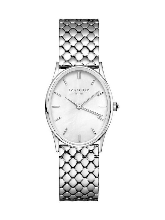 Rosefield Women's Watch with Silver Metal Bracelet