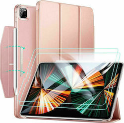 ESR Ascend Tempered Flip Cover Piele artificială Rose Gold (iPad Pro 2021 12.9") 33167