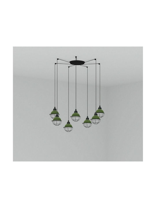 Faro Barcelona Pendant Chandelier for Socket E27 Green