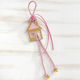 Christening Favor with Decorative Item Σπιτάκι Pink 10pcs