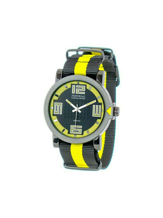 Pertegaz Uhr Batterie mit Stoffarmband