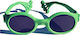 Animal Sunglasses Froggy 12-36 Μηνών Άθραυστα Οβάλ Βρεφικά Γυαλιά Ηλίου Green για 12-36 Μηνών
