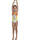 Speedo Medalist Kinder Badeanzug Einteilig Orange