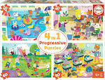 Kids Puzzle Day In The School for 4++ Years 200pcs Educa