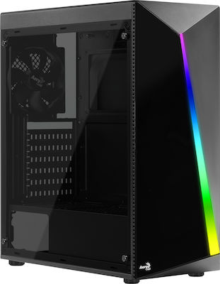 Aerocool Shard Jocuri Middle Tower Cutie de calculator Negru