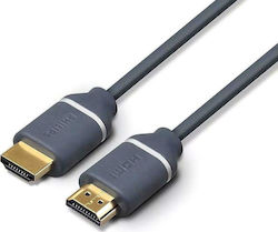 Philips HDMI 2.0 Cable HDMI male - HDMI male 3m Γκρι