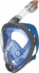 Escape Silicone Full Face Diving Mask Grey/Blue L/XL Blue