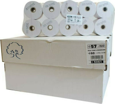 Typotrust Paper Tape W57xD60mm 25m 60gr/m² 10pcs