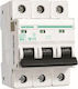 Geyer 3-Poles General Use Panel Push Button Switch 220V 40A