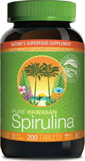 Nutrex Hawaii Pure Hawaiian Spirulina 500мг 200 табове
