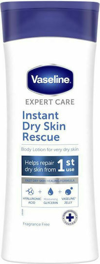 Vaseline Expert Care Instant Dry Skin Rescue Ενυδατική Lotion Σώματος για Ξηρές/Πολύ Ξηρές Επιδερμίδες 400ml