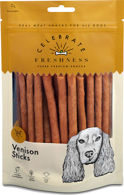 Celebrate Freshness Stick Treats Dog Diet Grain Free with Deer 100gr 84054