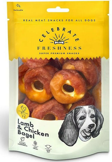 Celebrate Freshness Lamb Bagel Dog Treat with Chicken 100gr 84058