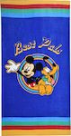 Stamion Kids Beach Towel Blue Mickey 140x70cm