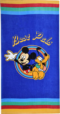 Stamion Kids Beach Towel Blue Mickey 140x70cm
