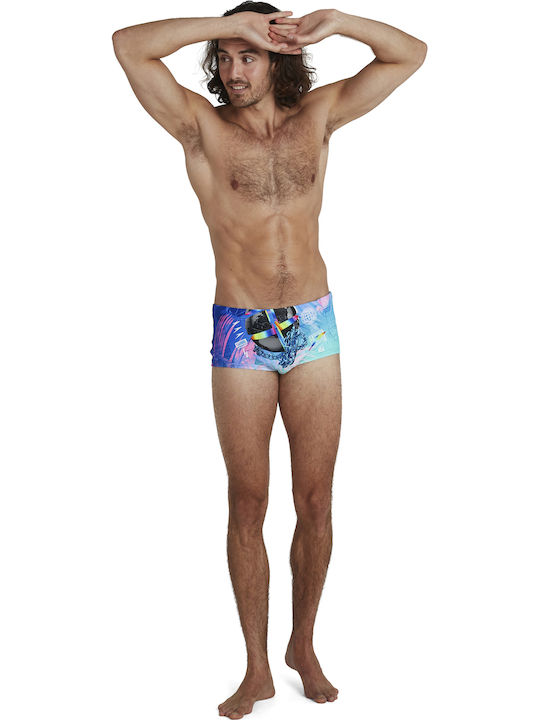 Speedo Costum de baie pentru bărbați Pantaloni scurți Multicolor cu modele