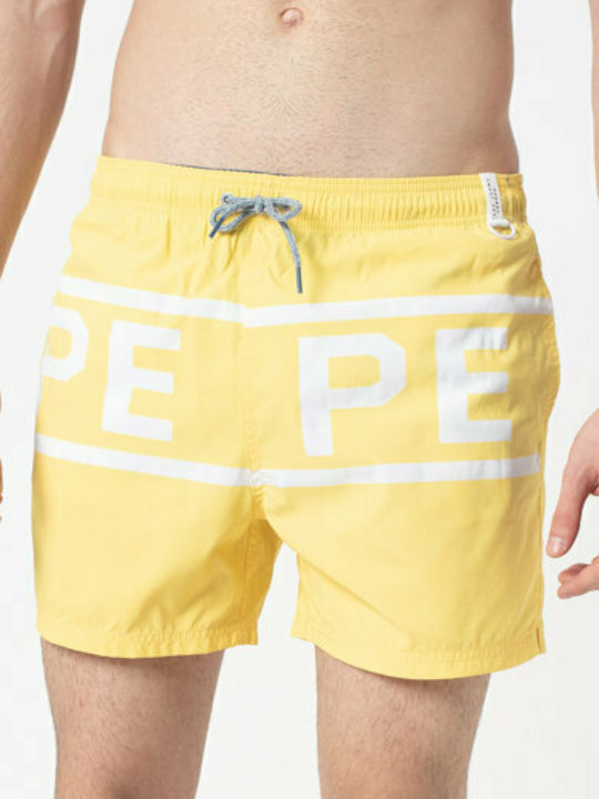 Pepe Jeans Herren Badebekleidung Shorts Gelb Ge...