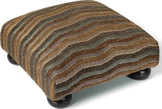 Stoff Fußhocker 602 Kymo Öl 30x30x14cm