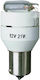 Car+ Lampen Auto P21W-BA15S-1156 Halogen Rot 12V 21W 1Stück