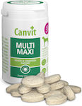 Canvit Maxi Multi Nahrungsergänzungsmittel für Hunde in Tablettenform 230gr 76 Registerkarten für die allgemeine Gesundheit