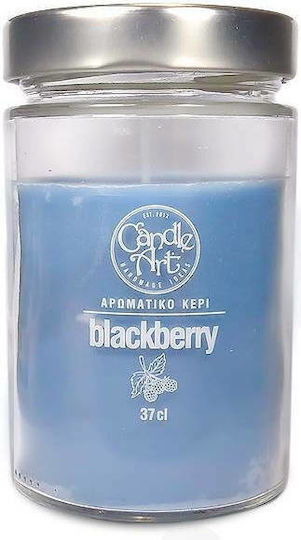 Candle n'Art Αρωματικό Κερί σε Βάζο με Άρωμα Mε Aιθέρια Έλαια Βατόμουρου 370gr