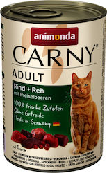 Animonda Carny Adult Βοδινό / Ελάφι 400gr