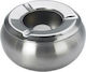 Skamagas Aschenbecher Winddicht Metallisch Inox 1Stück