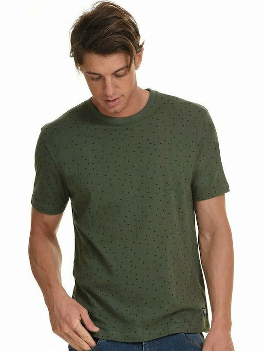 Biston Herren T-Shirt Kurzarm Khaki