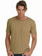 Splendid Men's Short Sleeve T-shirt Beige