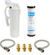 Ecosoft Water Filtration System Single Under Sink with Replacement Filter Ecosoft CTO 10 10μm Κ0002