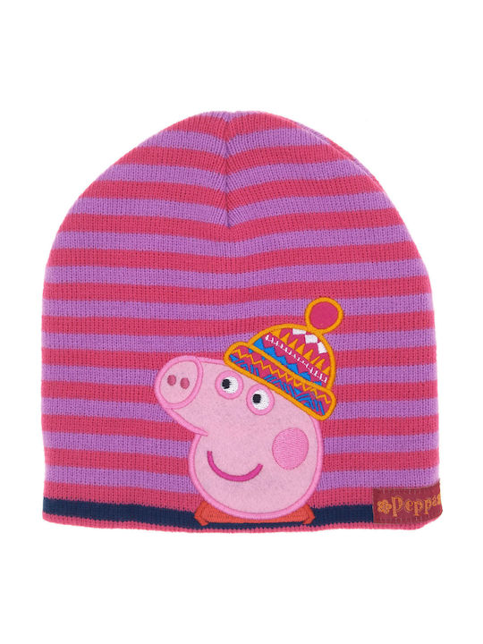 Stamion Pepa Pig Kids Beanie Knitted Pink