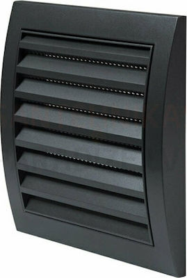 Europlast Square Vent Louver with Sieve 14.8x15.3cm