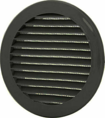 Europlast 101- Round Vent Louver with Sieve 12.5x12.5cm