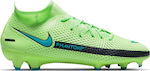 Nike Phantom Gt Academy MG Χαμηλά Ποδοσφαιρικά Παπούτσια με Τάπες Πράσινα