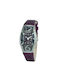 Chronotech Watch with Purple Leather Strap