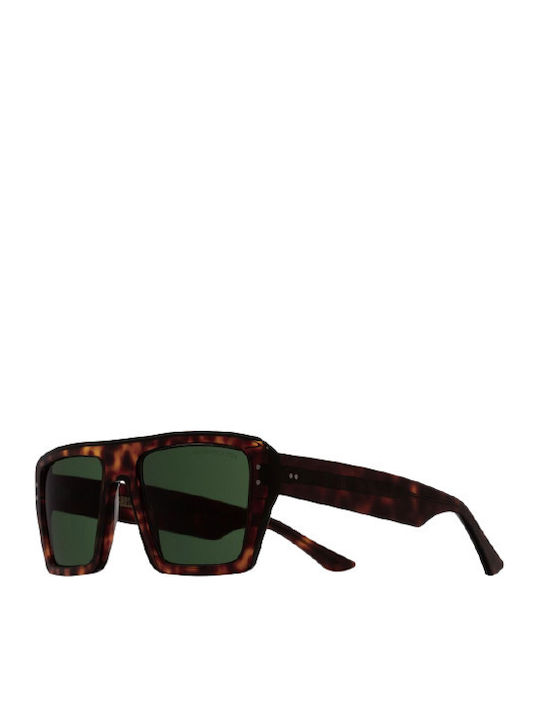 Bărbătești Ochelari de soare cu Maro Tortoise Cadru și Verde Lentilă