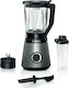 Bosch Serie 4 Блендери с Стъклена Каната 1,5 л 1200W Сребрист