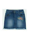 Boboli Kids Denim Skirt Blue