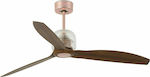 Faro Barcelona Deco Fan 33399D Ceiling Fan 128cm Copper / Wood