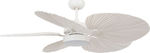 Lucci Air Bali DC Ceiling Fan 132cm Antique White