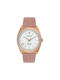 Jason Hyde Watch with Pink Fabric Strap