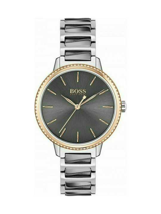 Hugo Boss Singnature Uhr mit Silber Metallarmband