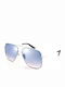 Borbonese Sunglasses with White Metal Frame BES925 14