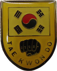 Olympus Sport 5009015 Brosche Taekwondo mit der koreanischen Flagge