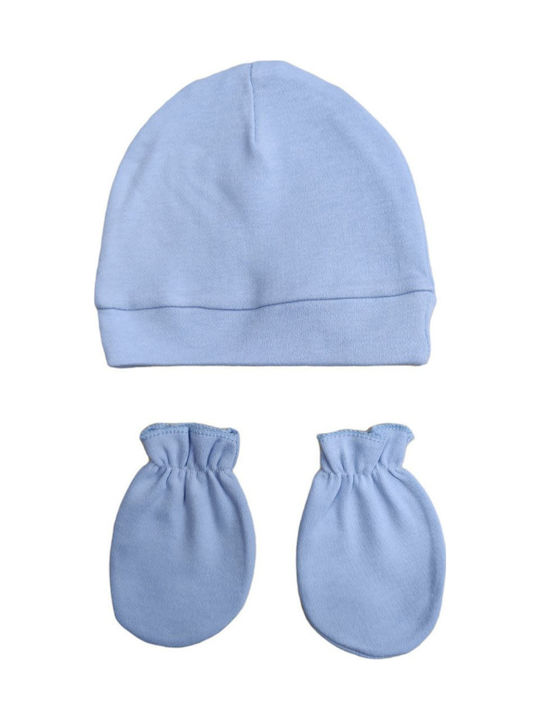 abo Set Căciulă Copil cu Mănuși Textil Albastru...