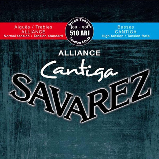 Savarez Alliance Cantiga Single Carbon Classical Guitar Strings 6 Pieces Mixed Tension Normal High