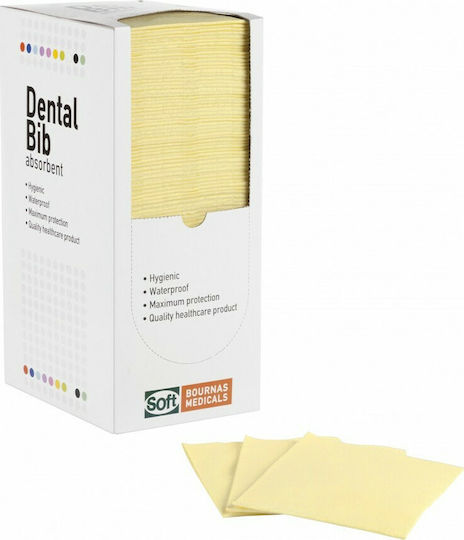 Soft Care Dental Yellow Towel 1ply + 1ply with Dispenser