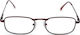 Zippo Reading Glasses +3.00 in Red color 31Z-B14-RED300